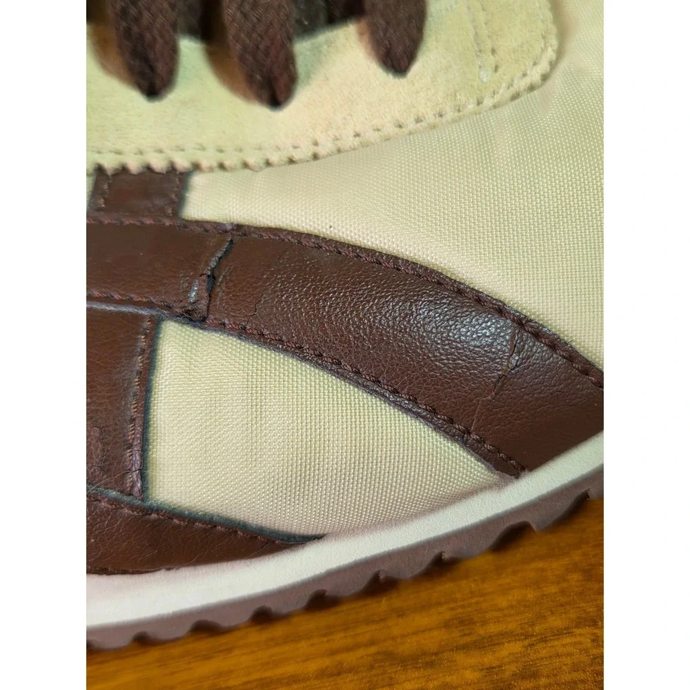 Onitsuka Tiger Ultimate 81 Mens 13 Cream Brown Sneakers HN402 Low Top Shoes